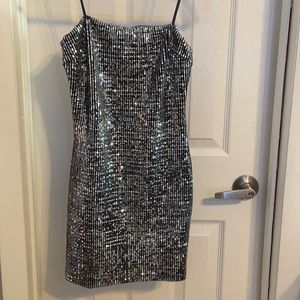 Blanc - Sequin dress